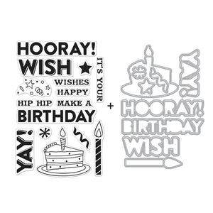 Yay! Birthday Stamp & Cut