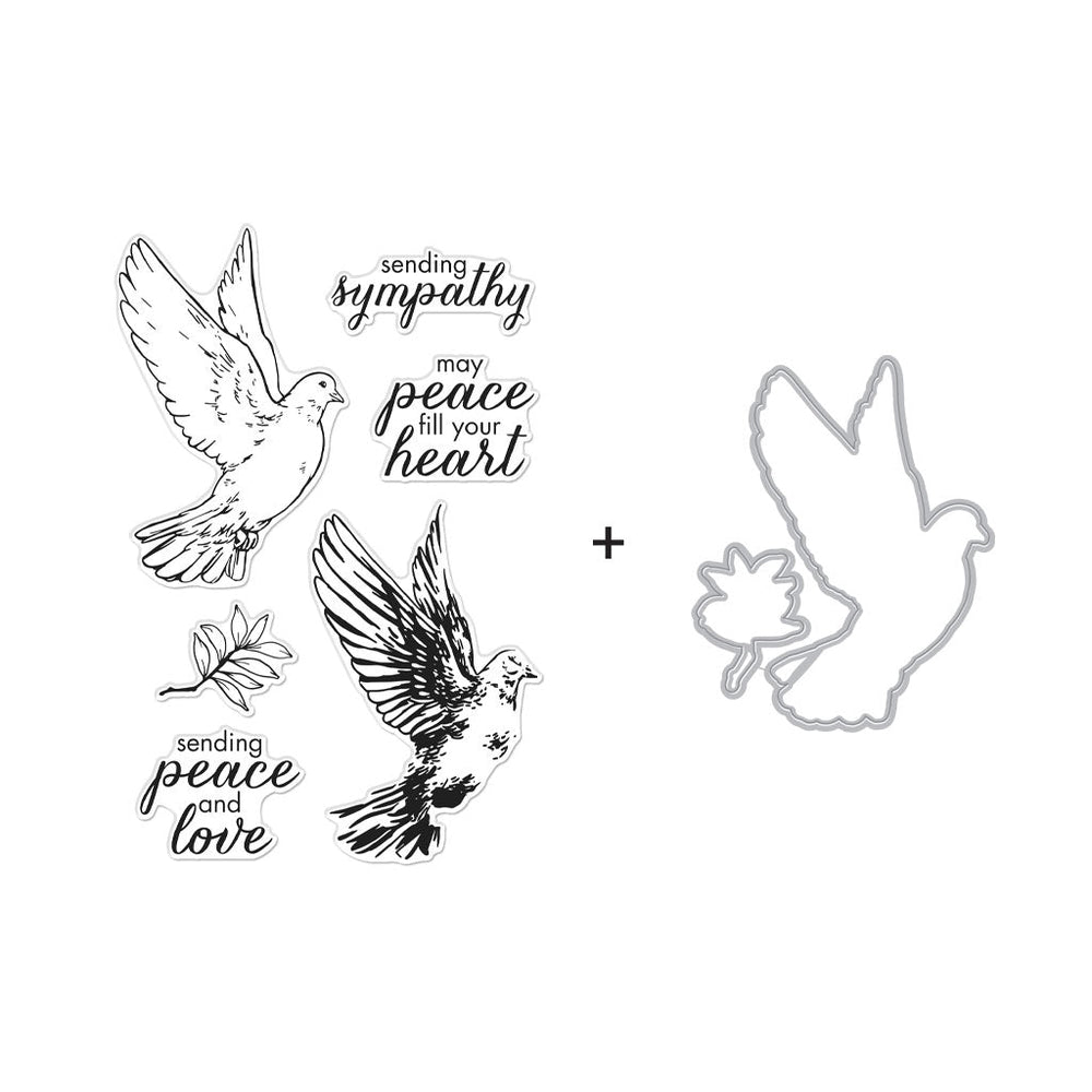 Color Layering Dove Stamp & Cut