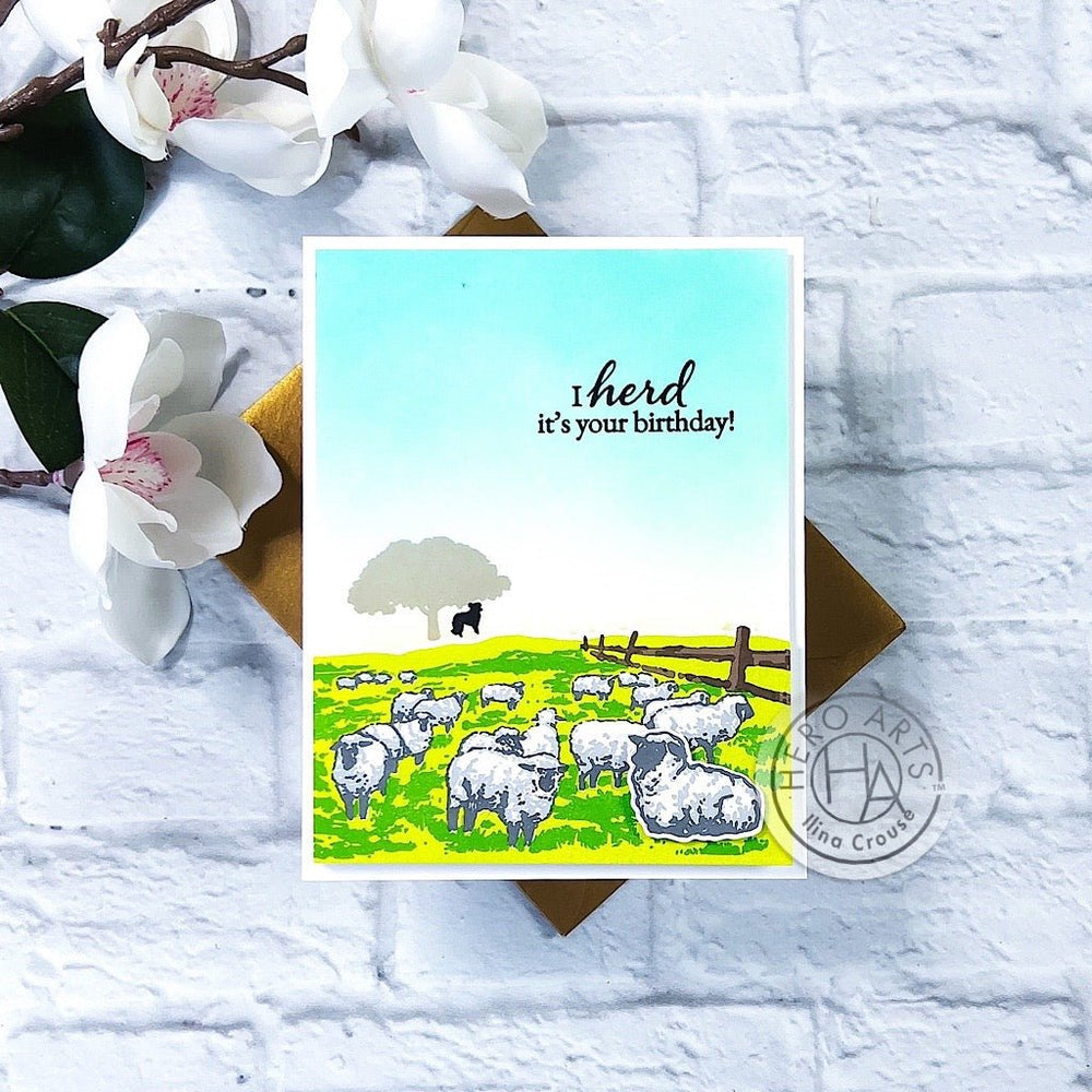 Sheep Herd HeroScape Stamp & Cut
