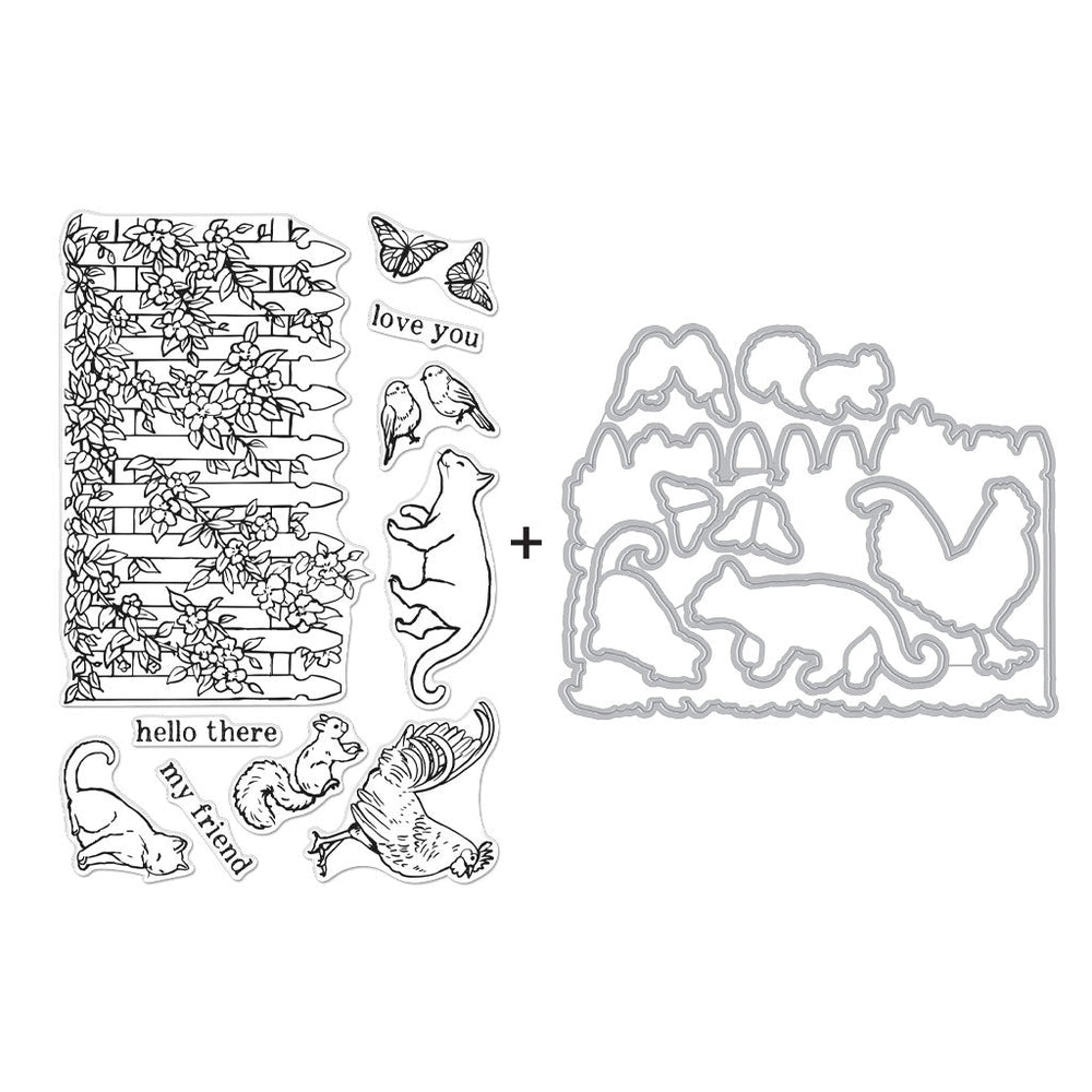 Garden Critters Stamp & Cut