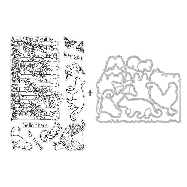 Garden Critters Stamp & Cut