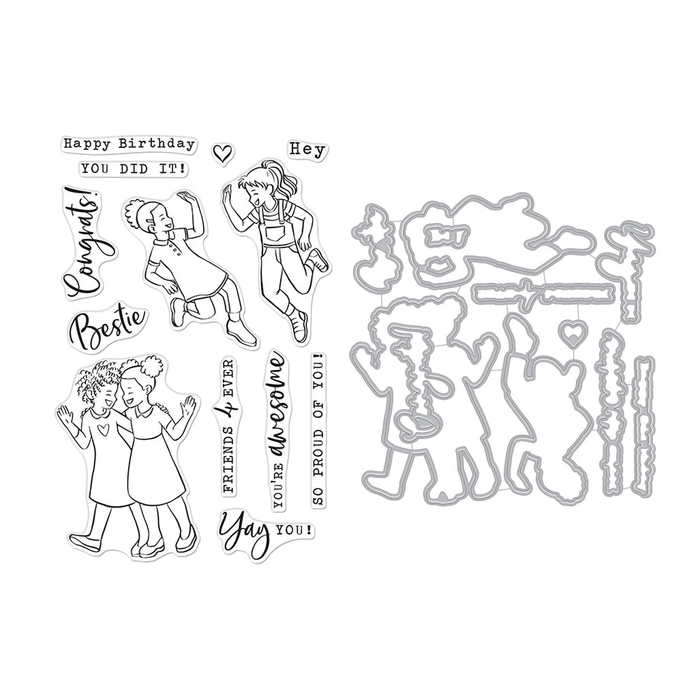 Besties Stamp & Cut