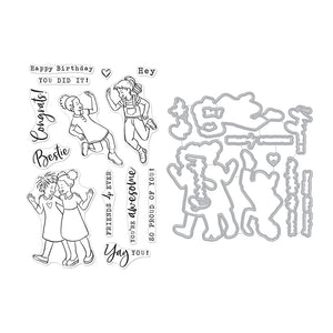Besties Stamp & Cut