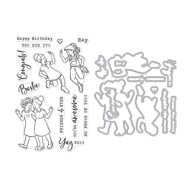 Besties Stamp & Cut