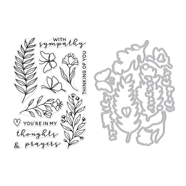 With Sympathy Stamp & Cut