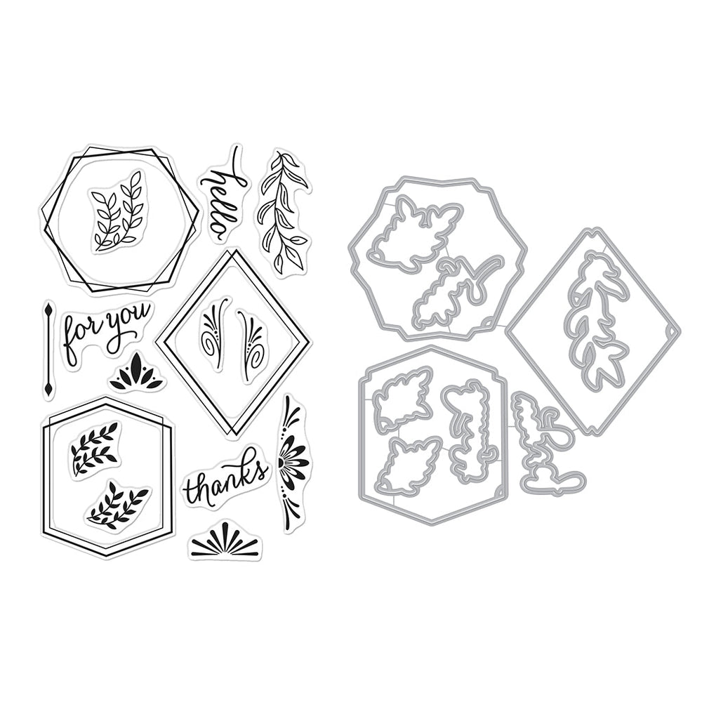 Geometric Frames Stamp & Cut