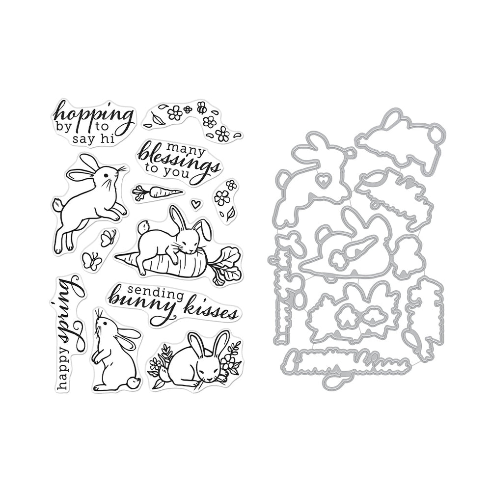 Spring Bunny Stamp & Cut