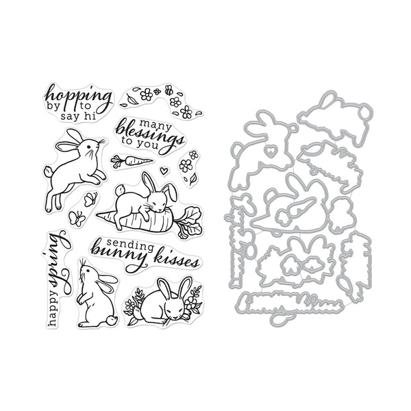 Spring Bunny Stamp & Cut