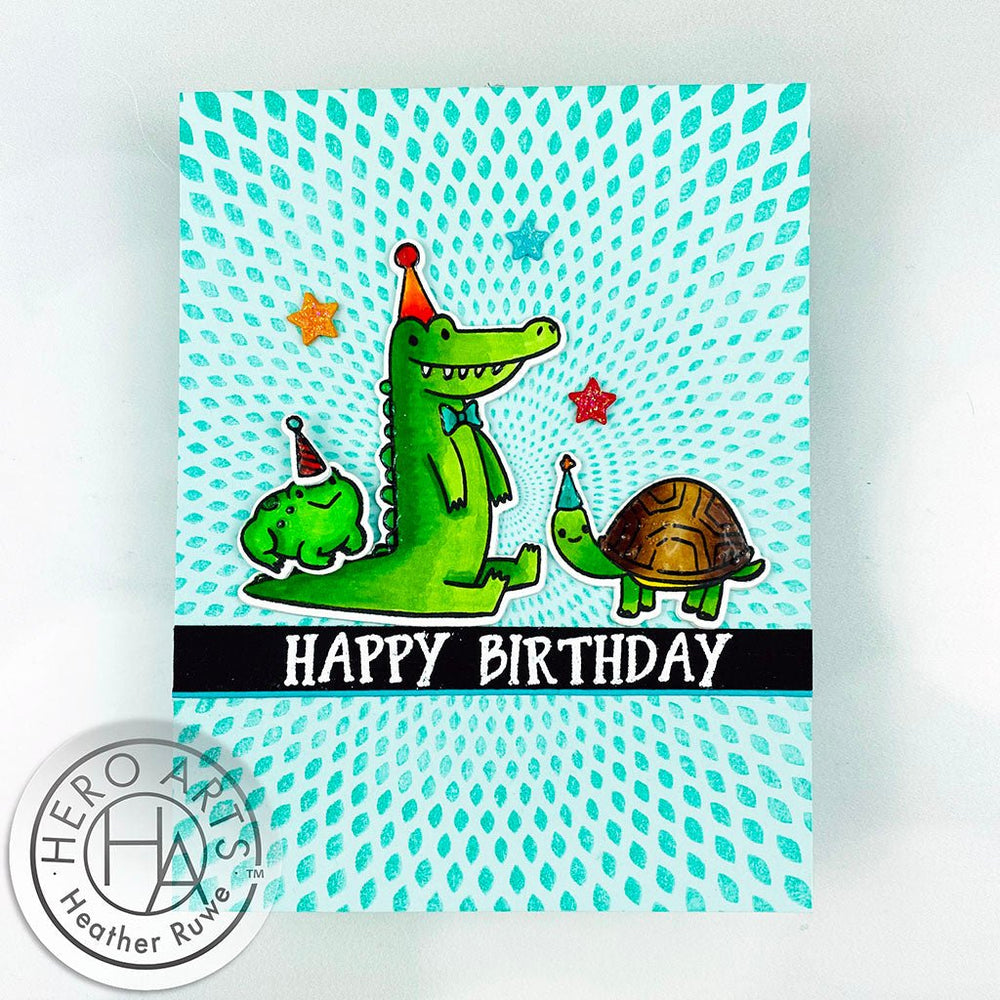 Birthday Animals Stamp & Cut