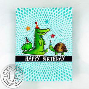 Birthday Animals Stamp & Cut