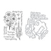 Cosmos and Lavender Stamp & Cut