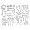 Sparkling Holiday Stage Stamp & Cut by Ralph Tyndall