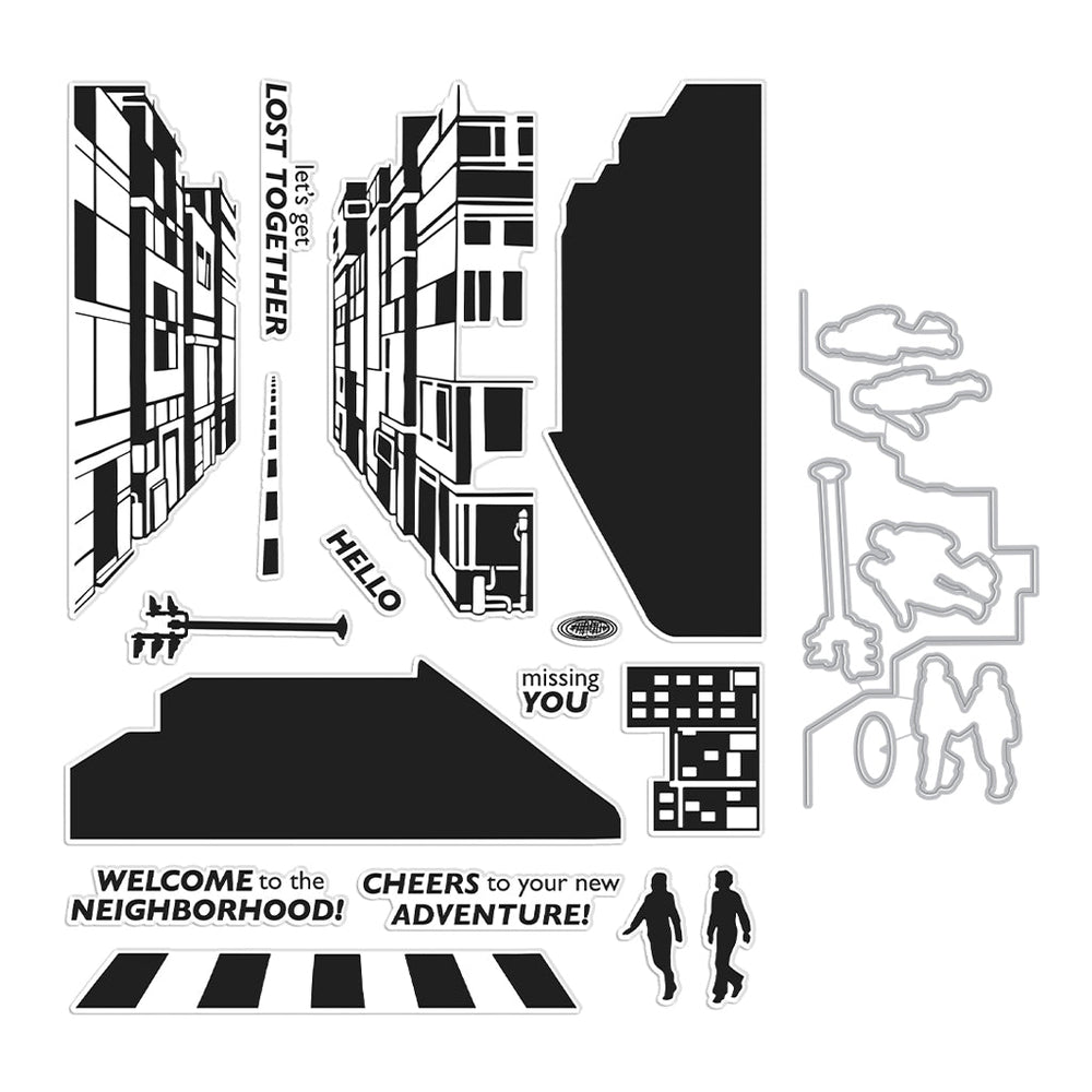Street-view HeroScape Bundle from Retro Perspectives Collection by Ralph Tyndall