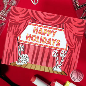 Holiday Marquee Messages Stamp & Cut by Ralph Tyndall