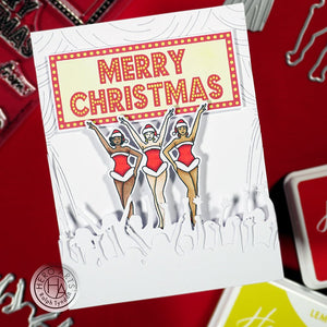 Holiday Marquee Messages Stamp & Cut by Ralph Tyndall