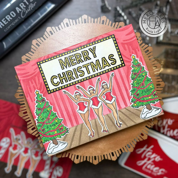 Holiday Marquee Messages Stamp & Cut by Ralph Tyndall