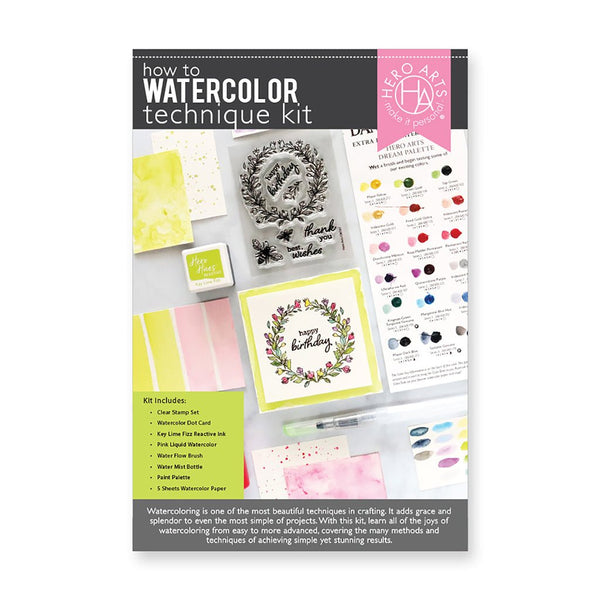 How To Watercolor Technique Kit