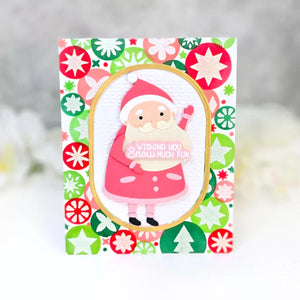 Holiday Harmony Stencil of the Month - card project 8