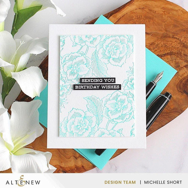 Altenew - Floral Engravings Press Plates