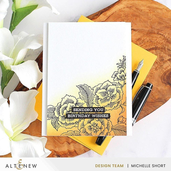 Altenew - Floral Engravings Press Plates