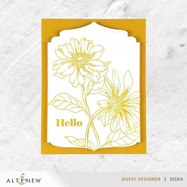 Altenew - Wild Daisies Press Plate