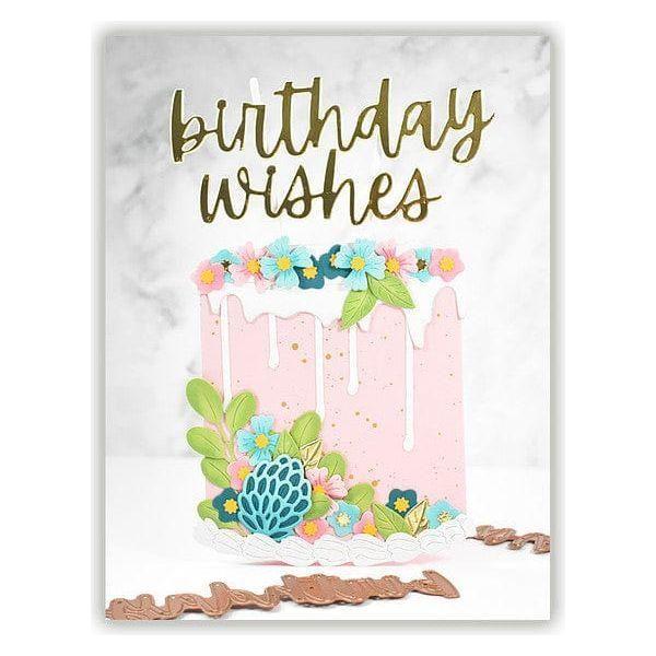 Birthday Cheers Etched Dies from the Bougie Birthday Collection by Nina Boettcher