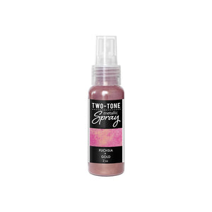 Fuchsia + Gold Two-Tone Metallic Spray
