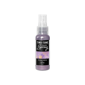 Royal Purple + Gold Two-Tone Metallic Spray
