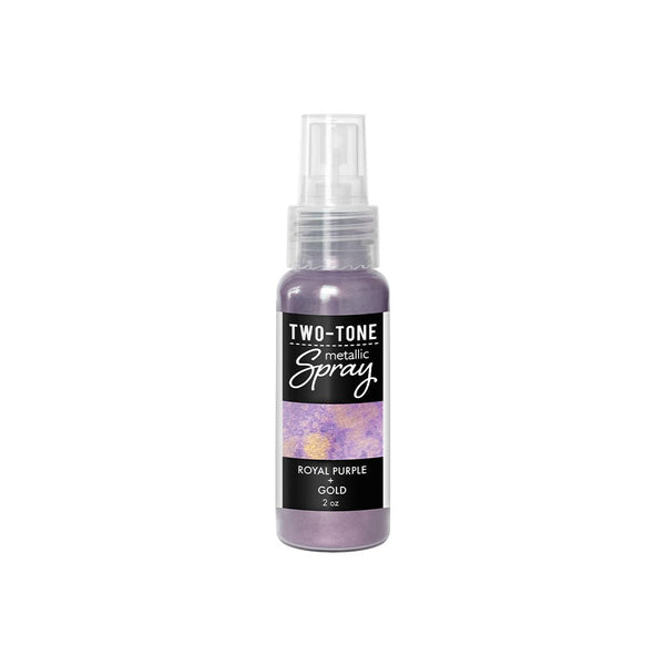 Royal Purple + Gold Two-Tone Metallic Spray