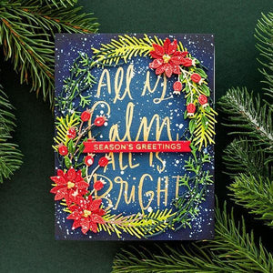 Christmas Wreath Add-Ons Etched Dies by Suzanne Hue