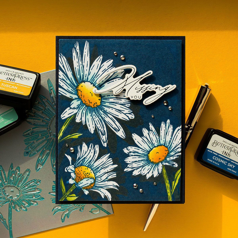 Daisy Trio Press Plates by Yana Smakula