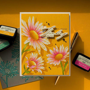 Daisy Trio Press Plates by Yana Smakula