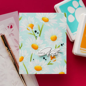 Daisy Shower Press + Foil Plate and Stencil Bundle  by Yana Smakula