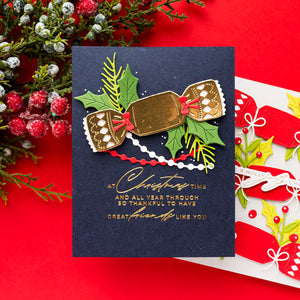 Christmas Cracker Etched Dies by Yana Smakula