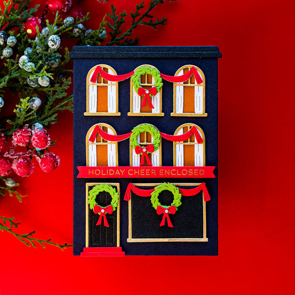 City Holiday Etched Dies by Yana Smakula