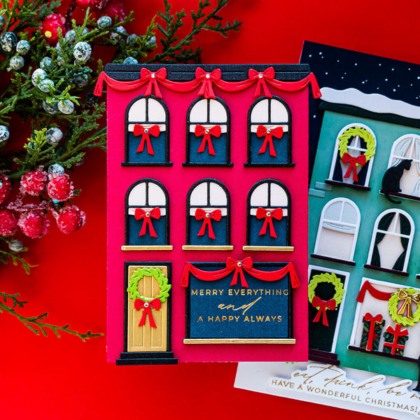 Christmas Cheer Sentiments BetterPress Plate & Die Set by Yana Smakula