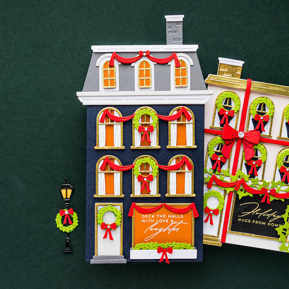 Holiday Hugs Sentiments Press + Foil Plate & Die Set by Yana Smakula