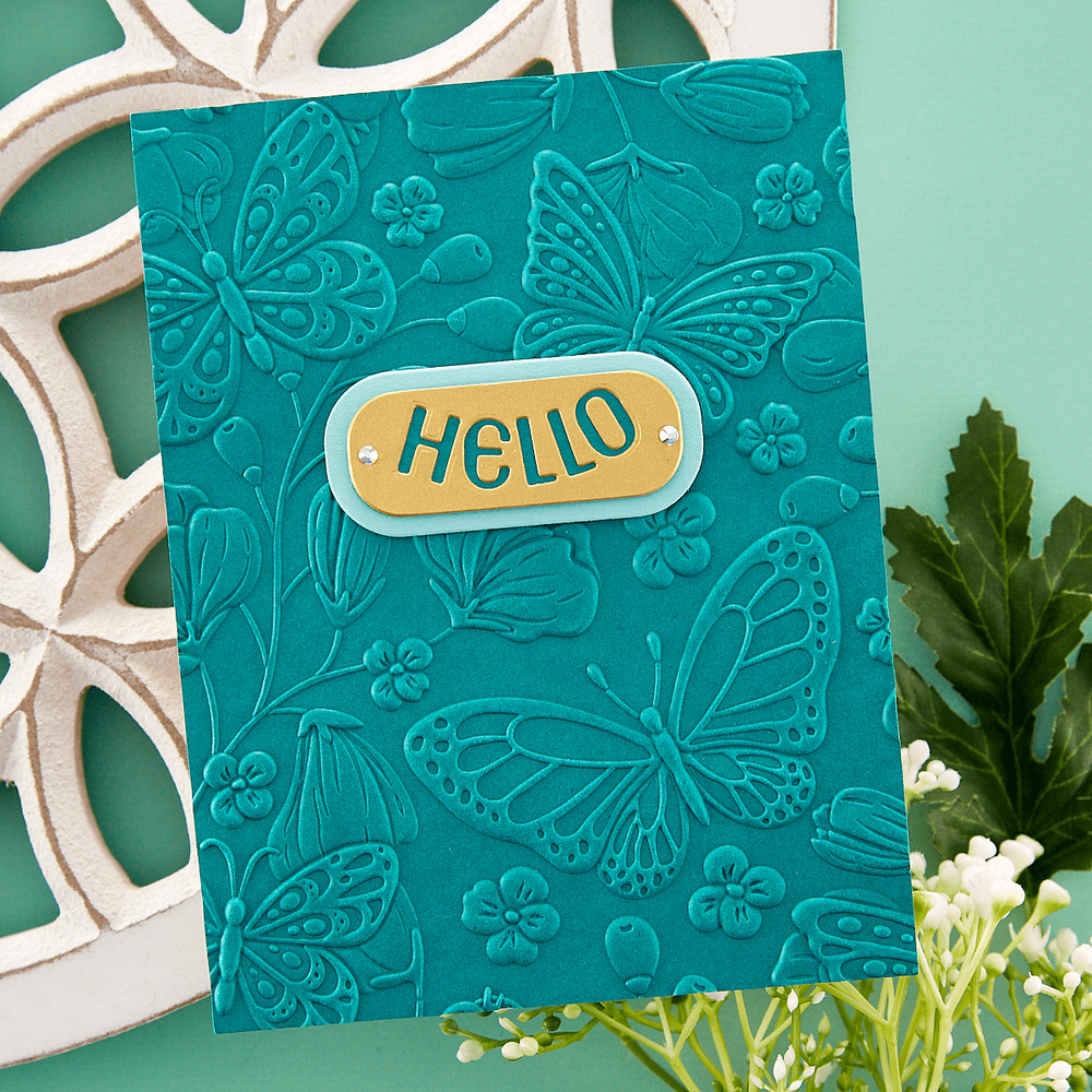 Beautiful Butterflies 3D Embossing Folder