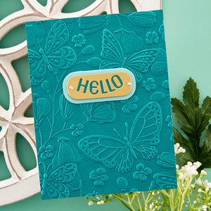 Beautiful Butterflies 3D Embossing Folder