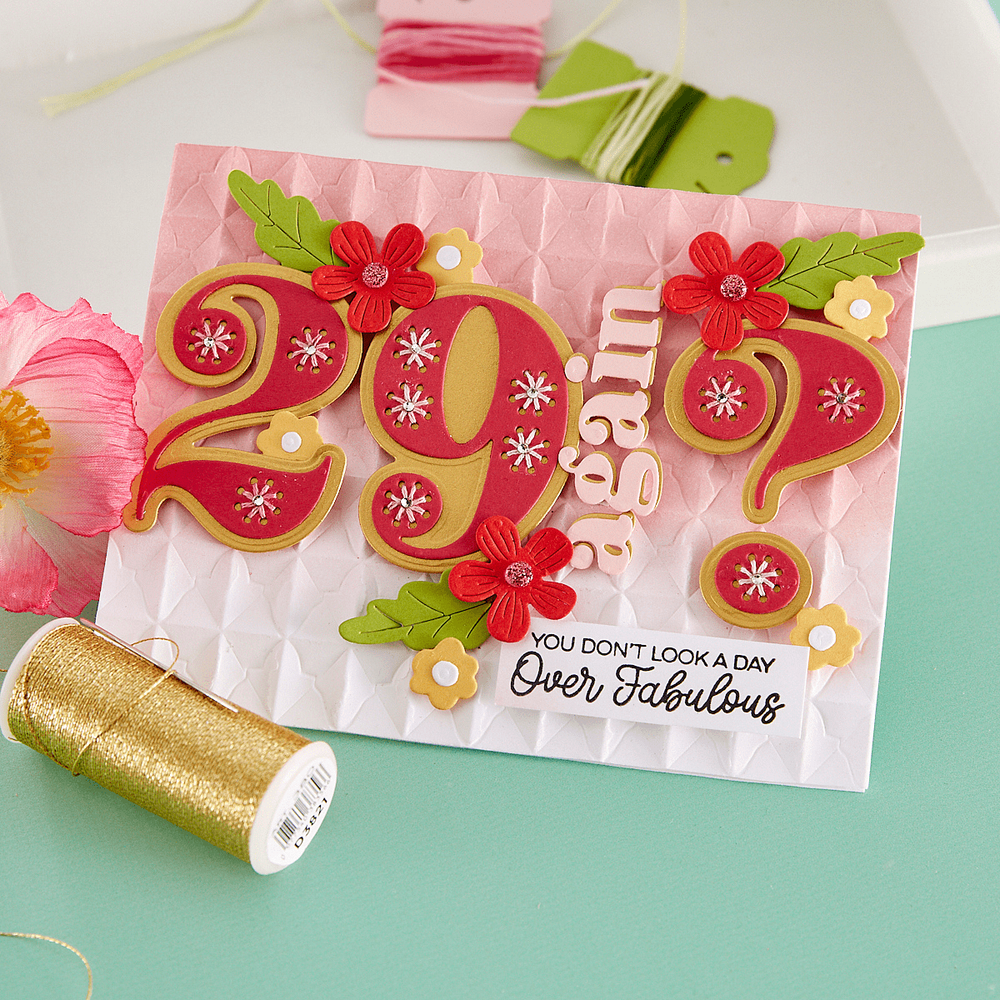 Stitched Punctuation and Symbols Etched Dies from the Stitched Numbers & More Collection