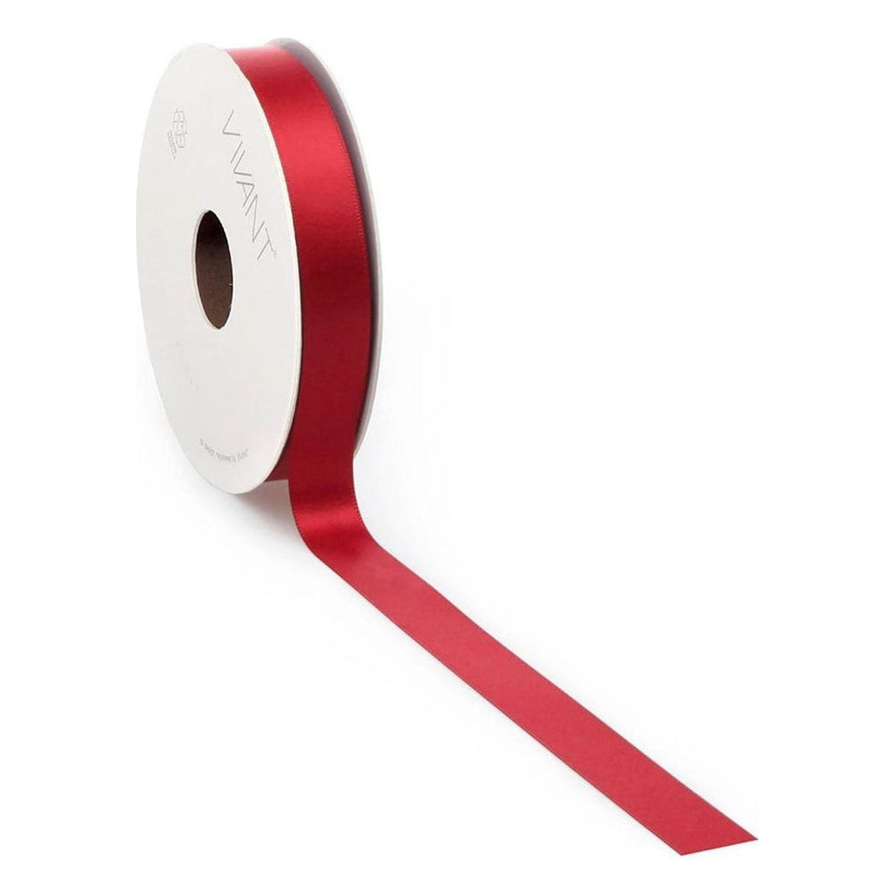 Vivant - Double Face Satin Warm Red Ribbon - 27 yards