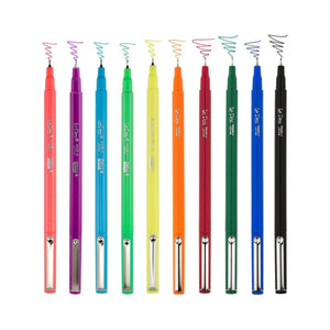 Uchida Le Pen Neon 10 Piece Set