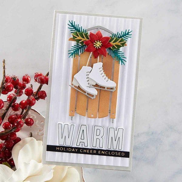 Holiday Blooms Etched Dies
