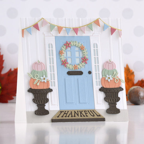 Open House Pumpkin Topiary Etched Dies from the Fall Traditions Collection (S3-423) Project Example 2