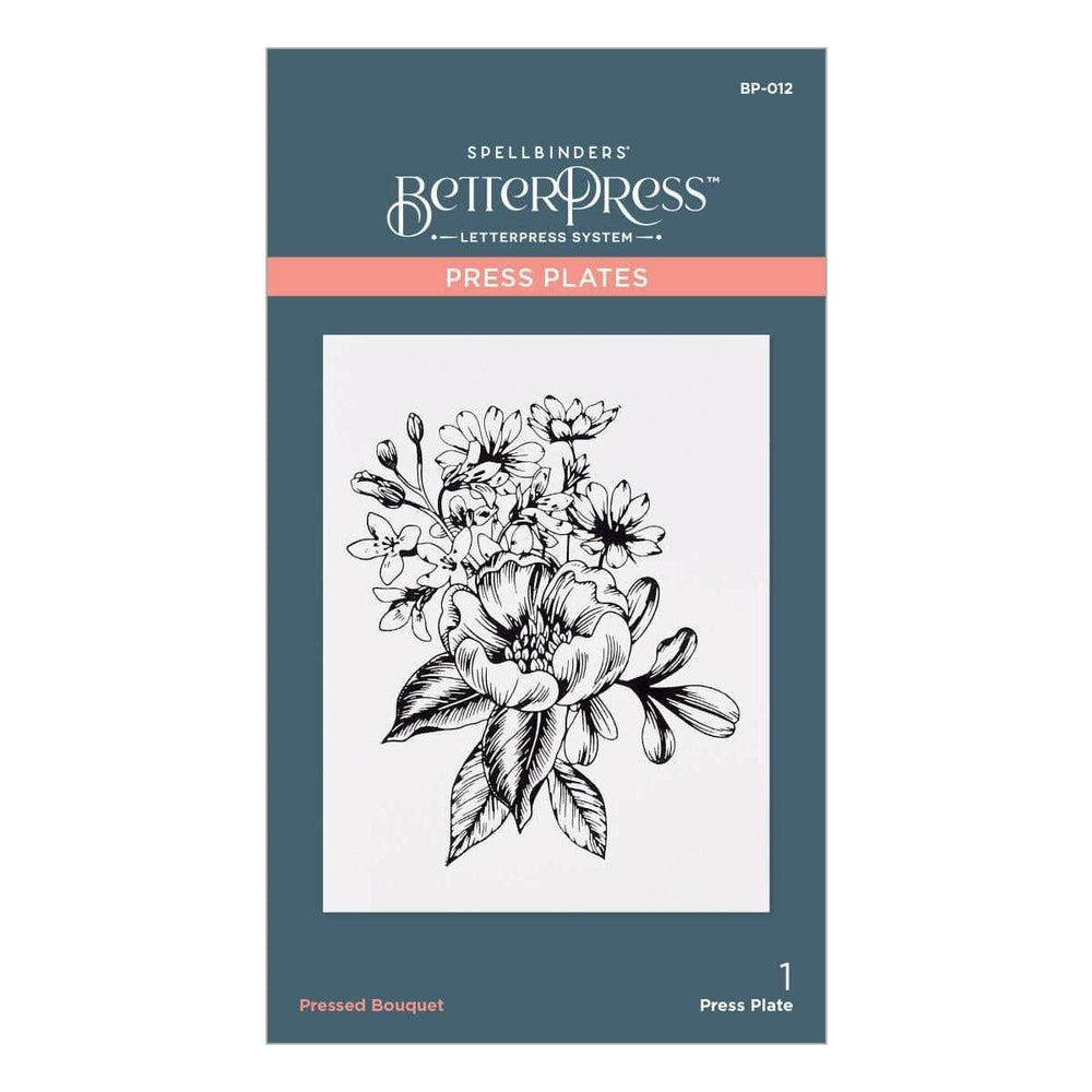 Pressed Bouquet Press Plate