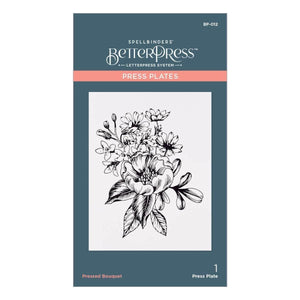 Pressed Bouquet Press Plate