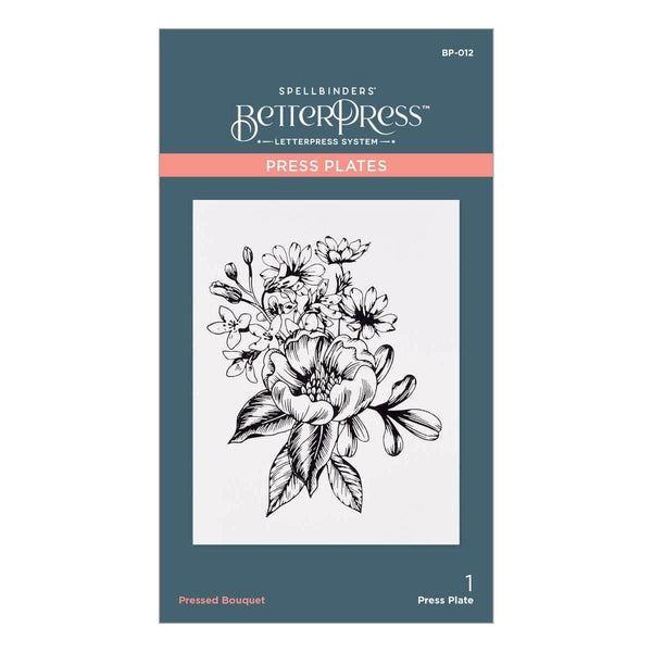 Pressed Bouquet Press Plate