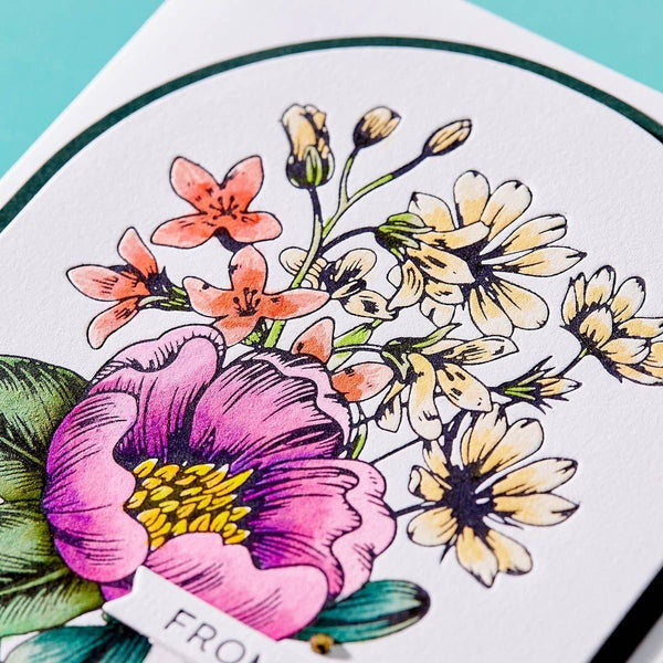 Pressed Bouquet Press Plate