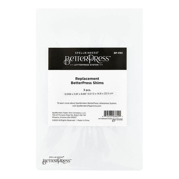 BetterPress Replacement Shims