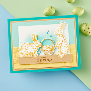 Woven 3D Embossing Folder by Simon Hurley